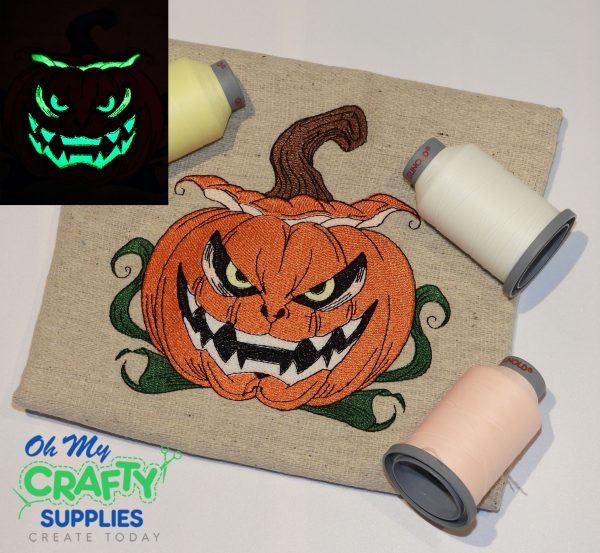 Another Spooky Pumpkin 728 Embroidery Design on Sale