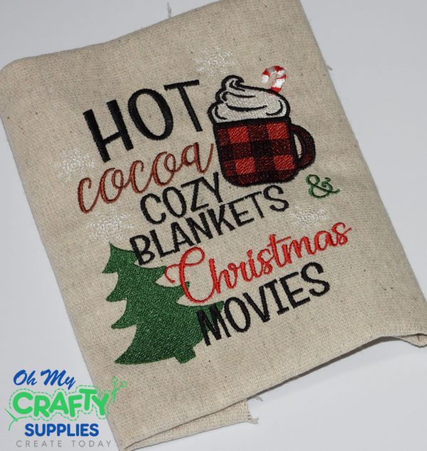Hot Cocoa Movies 1110 Embroidery Design For Sale